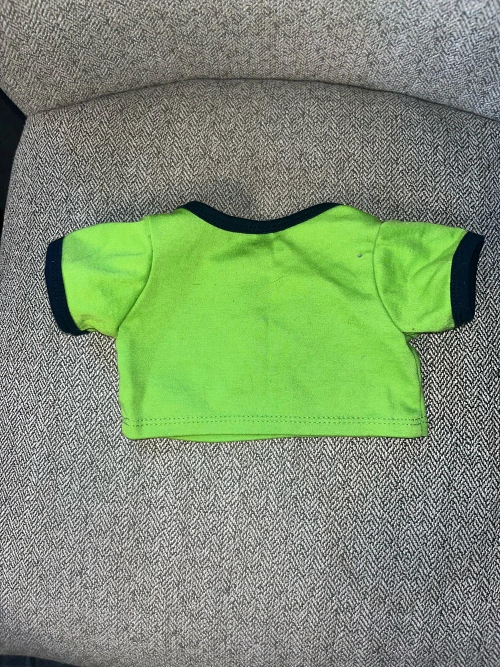 Build-A-Bear Video Game Champ T-Shirt Green Gamer Tee Plush Bear Clothing Outfit